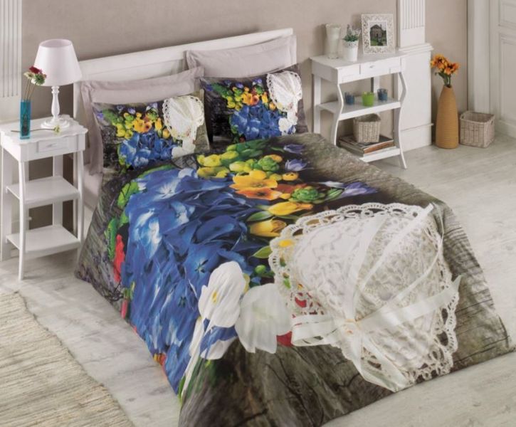 Комплект постільної білизни Cotton Box 3D Frilly Bej 200x220 010077376 010077376 фото