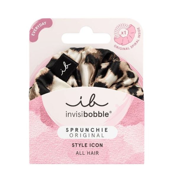 Резинка-браслет для волос invisibobble SPRUNCHIE Magnificent Leo Леопардовый Ткань 6205677 Германия 6205677 фото