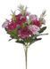 Букет 31см Яскраво-рожевий, білий Тканина, пластик 6201522 Польща 6201522 фото 1