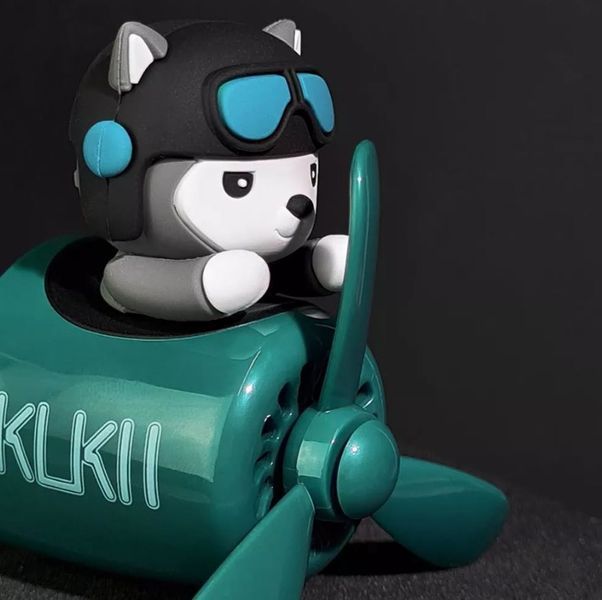Ароматизатор для автомобиля Pilot Husky (в комплекте две запасные таблетки) Зеленый Пластик 6203840 Китай 6203840 фото