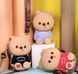 Сумка на плечо Bear Love 12,5х15х5 Коричневый Силикон з текстурной кожей 6203854 Китай 6203854 фото 5