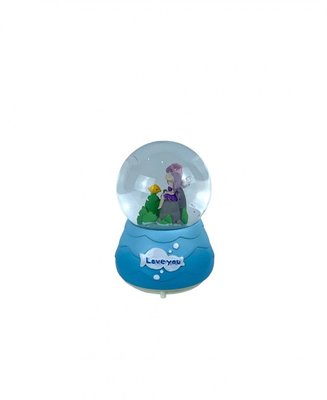 Статуетка Музична снігова куля з підсвіткою 13х10см Скло, пластик 6203568 Китай 6203568 фото
