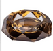 Пепельница стеклянная Crystal Glass круглая, золотистый  HP-4-130 фото 3