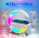 Портативная колонка с RGB-подсветкой BT/TF/Wireless Charger/USB/FM/AUX 5 Вт, белый BT2301W фото 6