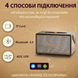 Портативная колонка OneDer D6 BT/TF/USB/AUX 40 Вт, коричневая D6BR фото 3