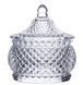 Цукорниця скляна Glass Jay з кришкою в східному стилі, diamonds 6206472 фото 1