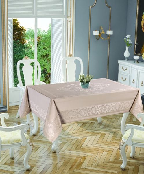 Скатертина Tropik home Damask Cappucino 150x220 14003358 14003358 фото