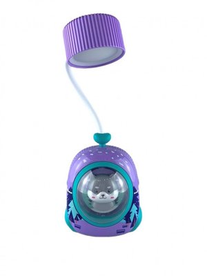 Світильник Вовк з USB-портом Фіолетовий Пластик 6202652 Китай 6202652 фото