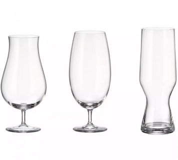 Набор бокалов для пива BOHEMIA BEERCRAFT 6шт/2*630мл, 2*550мл, 2*680мл Стекло 6203527 Чехия 6203527 фото