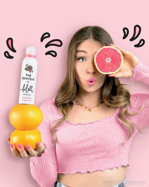 Піна для душу Pink Grapefruit 200мл 6203113 Bilou 6203113 фото