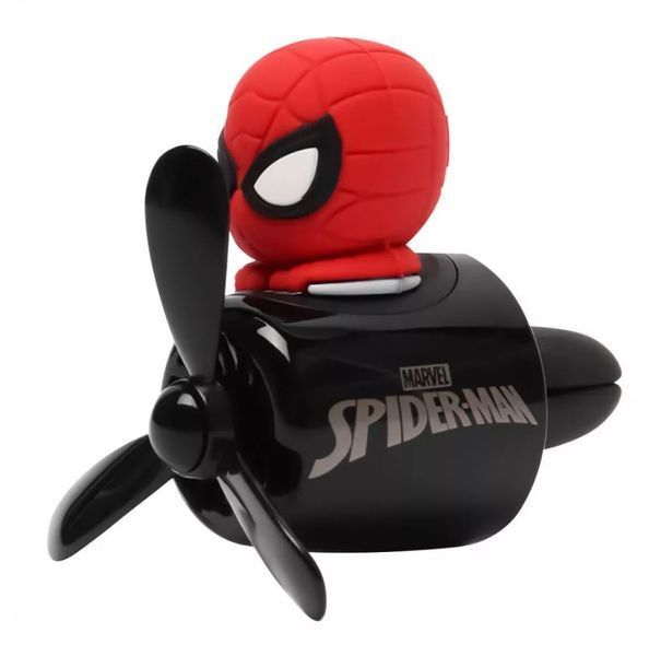Ароматизатор для автомобиля Pilot Spiderman (в комплекте две запасные таблетки) Красный Пластик 6203842 Китай 6203842 фото
