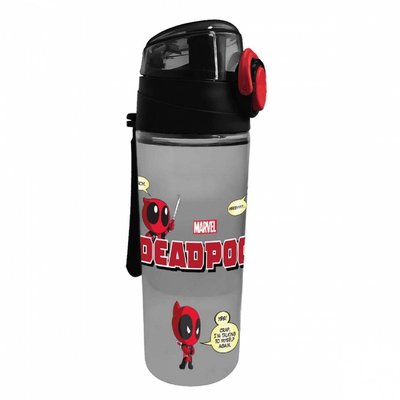 Пляшка для води Marvel Deadpool 620мл Чорний Пластик 6204174 Китай 6204174 фото