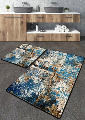 Набір килимків для ванної кімнати Chilai Home BE LOST BANYO HALISI DJT 60x100+50x60 11002497 11002497 фото